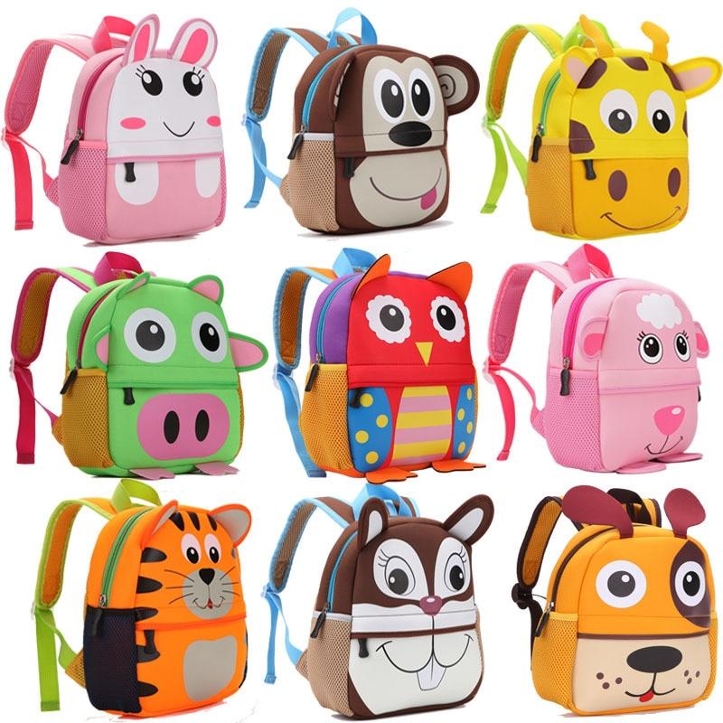 Funny Cartoon Animal Kids Backpacks