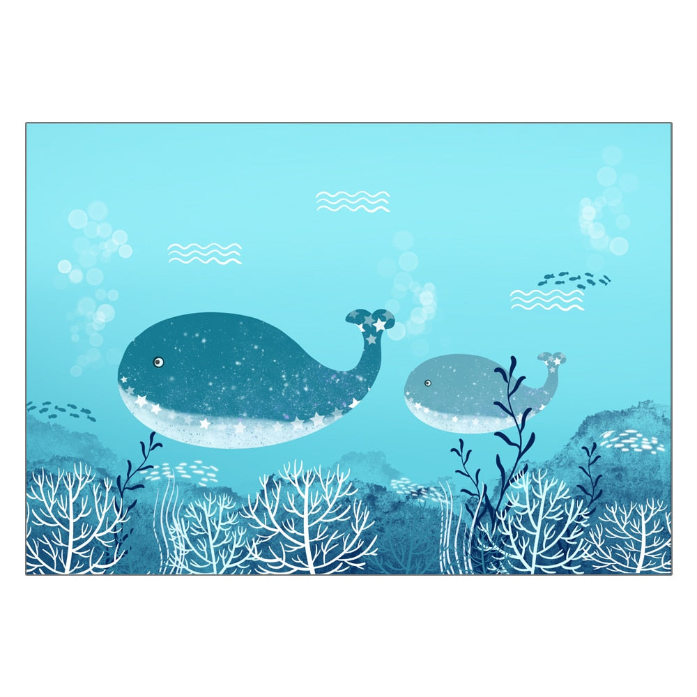 High Quality Rug for Children - Blue Whale Design - Pink & Blue Baby Shop - Review
