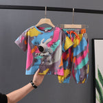 Spring/Summer 2 Pcs Clothing Set T-Shirt + Pants - Pink & Blue Baby Shop - Review