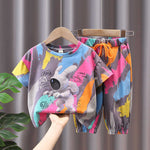 Spring/Summer 2 Pcs Clothing Set T-Shirt + Pants - Pink & Blue Baby Shop - Review