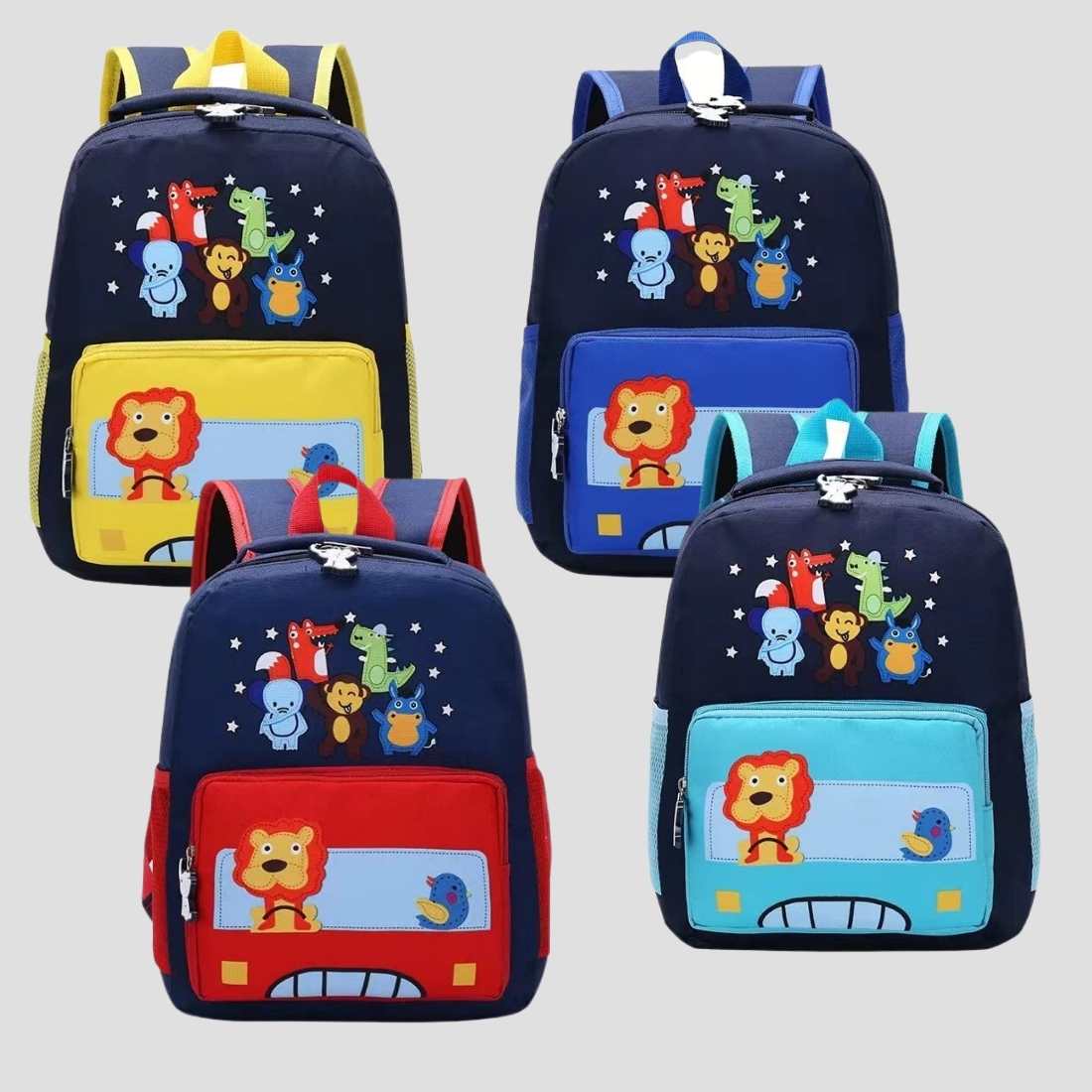 baby backpack 8 kids Lightweight Animal Printing Backpack for Boys & Girls – Pink & Blue Baby Shop