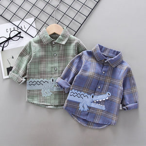 Spring Autumn Long Sleeves Shirts for 1 to 5 Years Old Boys - Pink & Blue Baby Shop - Review