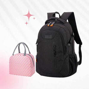 New 4 in 1 School Bag For Teen Girls - Pink & Blue Baby Shop - Review