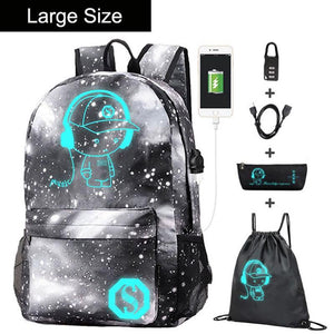 New Cool-Teens' Backpack Collection With USB Port and Lock - Pink & Blue Baby Shop - Review