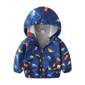Unisex Toddler/Kids Waterproof Jacket For Autumn/Winter - Pink & Blue Baby Shop - Review