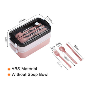 Lunch Box for Kids & Adults - Stainless Steel / ABS - Pink & Blue Baby Shop - Review