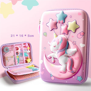 3D Cartoon Pencil Cases for Kids - Pink & Blue Baby Shop - Review