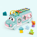 5 in 1 Instrumental Musical Bus For Toddlers - Pink & Blue Baby Shop - Review