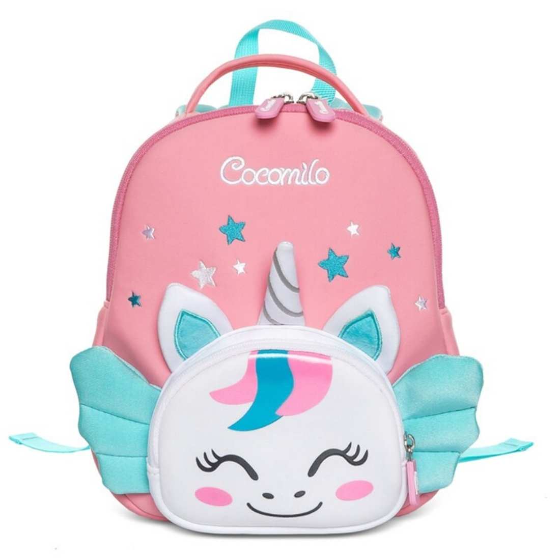 3D Lightweight Unicorn School Backpack for Girls - Pink & Blue Baby Shop - Review