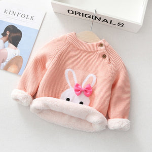 Cute and Cozy: Kids' Sweaters with Bunny Cartoon for Girls - Pink & Blue Baby Shop - Review