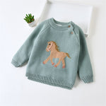 Cute and Cozy: Kids' Sweaters with Horse Cartoons for Boys and Girls - Pink & Blue Baby Shop - Review
