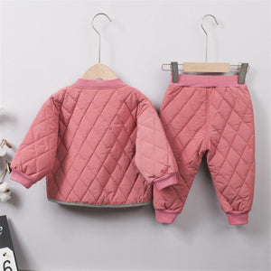 Autumn Winter Unisex 2Pcs Clothing Set for Toddlers & Kids - Pink & Blue Baby Shop - Review