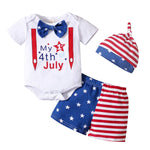 Baby Boys 3 Pcs Stars & Stripes Set - 4th of July Design - Pink & Blue Baby Shop - Review