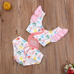 Baby/Toddler Girl Flamingo Swimwear - Pink & Blue Baby Shop - Review