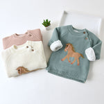 Cute and Cozy: Kids' Sweaters with Horse Cartoons for Boys and Girls - Pink & Blue Baby Shop - Review