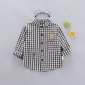Spring Autumn Long Sleeves Checkered Shirts for 1 to 5 Years Old Boys - Pink & Blue Baby Shop - Review