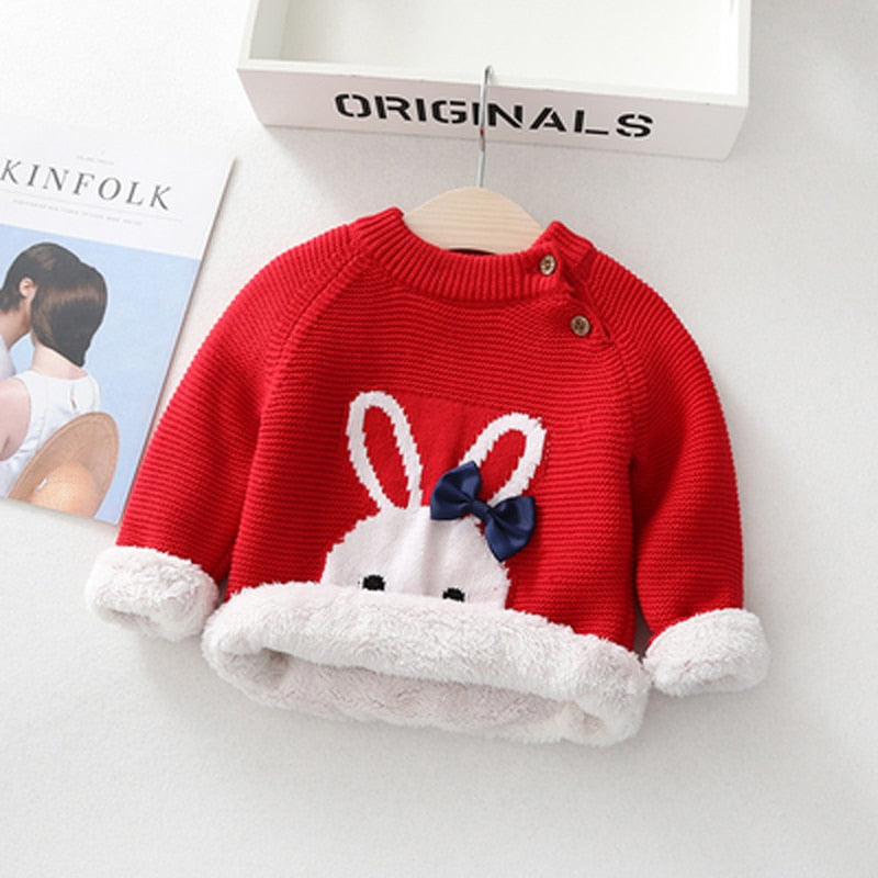 Cute and Cozy: Kids' Sweaters with Bunny Cartoon for Girls - Pink & Blue Baby Shop - Review