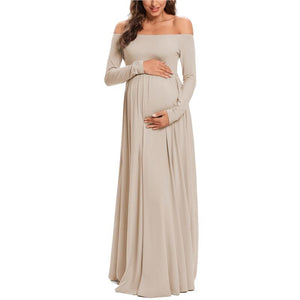 Elegant / Photoshoot Solid Hue Maternity Dresses L / 7 Elegant / Photoshoot Solid Hue Maternity Dresses L / 7
