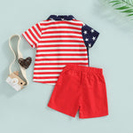 4th of July Baby/Toddler Boy 2 Pcs Top + Shorts - Pink & Blue Baby Shop - Review
