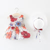 Baby/Toddler Girl Summer 2Pcs Clothing Set Dress + Hat - Pink & Blue Baby Shop - Review