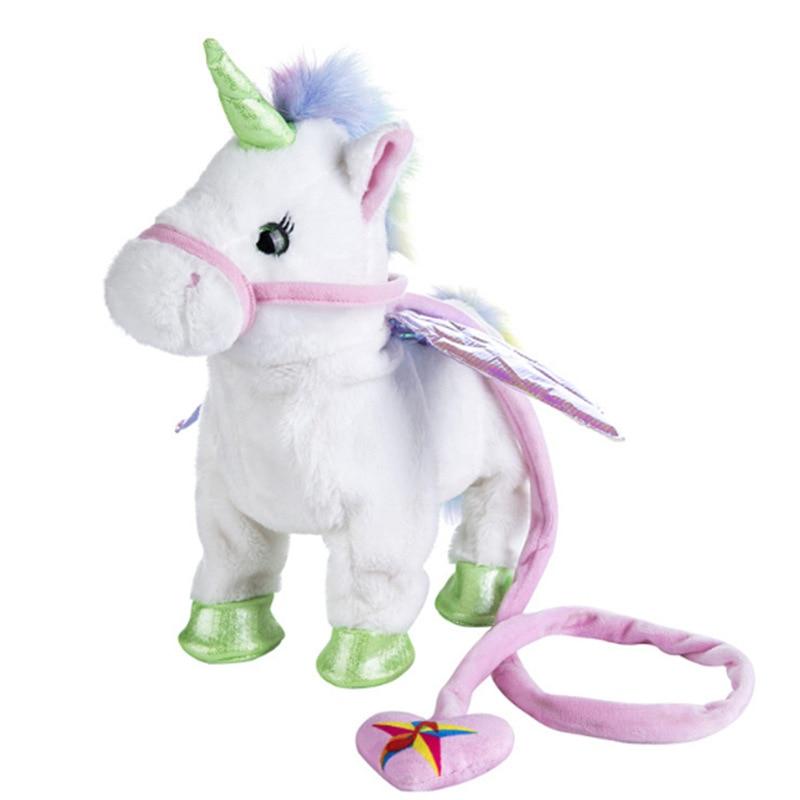 Interactive Electric Singing Unicorn Toy Collection - Pink & Blue Baby Shop - Review