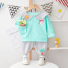 Spring / Autumn 2 Pcs Girls' Clothing Set - Long Sleeves T + Pants - Pink & Blue Baby Shop - Review