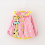 Autumn/Winter Cartoon Jacket For Girls - Pink & Blue Baby Shop - Review