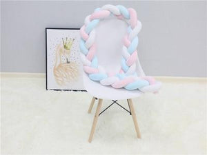 Baby Bed Bumper Fashionable Crib Protector - Pink & Blue Baby Shop - Review