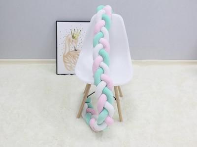 Baby Bed Bumper Fashionable Crib Protector - Pink & Blue Baby Shop - Review