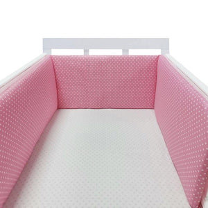 Baby Bed Head Bumper Pillow Protector - Pink & Blue Baby Shop - Review