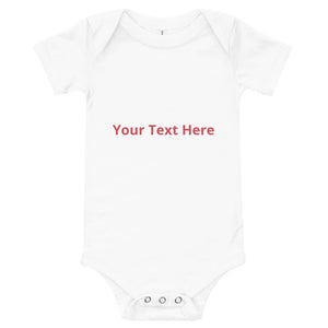 Baby Bodysuit Personalize It Text Only - Pink & Blue Baby Shop - Review