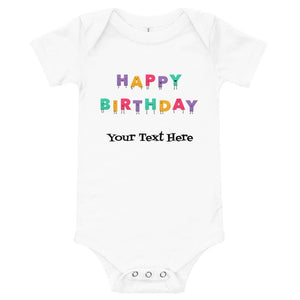 Baby Bodysuit Customize Photo + Text - Pink & Blue Baby Shop - Review