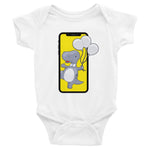 Baby Bodysuit Funny Dinosaur in the Mobile Phone - Pink & Blue Baby Shop - Review