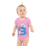 Baby Bodysuit Funny Dinosaur with Balloons - Pink & Blue Baby Shop - Review