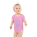 Baby Bodysuit Funny: I'm Cute Mom Is Cute Daddy Is Lucky - Pink & Blue Baby Shop - Review