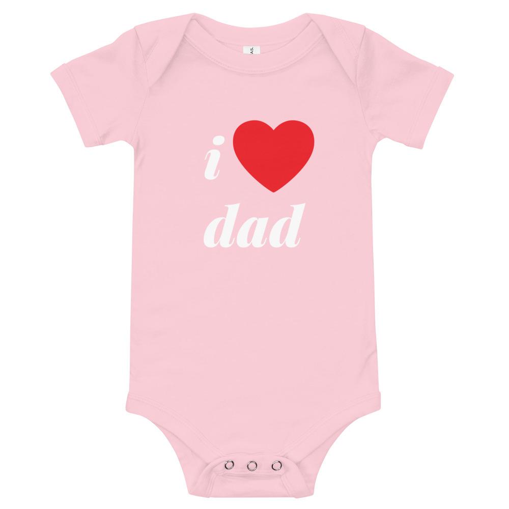 Baby Bodysuit I Love Dad - Pink & Blue Baby Shop - Review