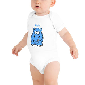 Baby short sleeve one piece - Funny Hippo - Pink & Blue Baby Shop - Review