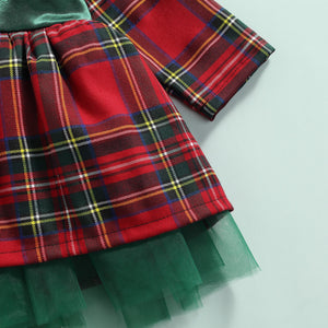 Baby/Kids/Toddler Girls Christmas Plaid Dress For Xmas Party Pink & Blue Baby Shop Baby/Kids/Toddler Girls Christmas Plaid Dress For Xmas Party Pink & Blue Baby Shop