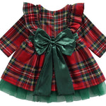 Baby/Kids/Toddler Girls Christmas Plaid Dress For Xmas Party - Pink & Blue Baby Shop - Review