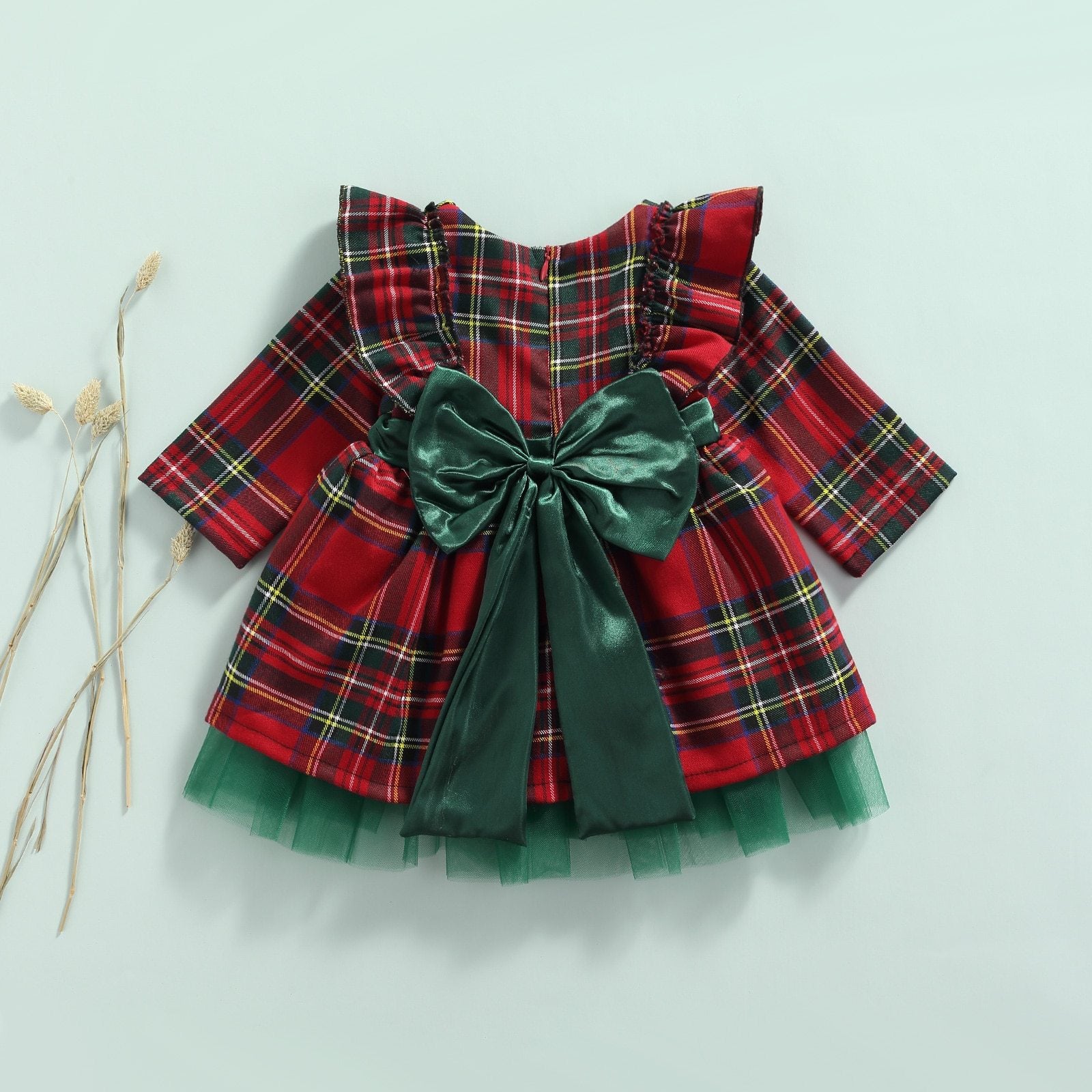 Baby/Kids/Toddler Girls Christmas Plaid Dress for Xmas Party 4-5Y Baby/Kids/Toddler Girls Christmas Plaid Dress for Xmas Party 4-5Y