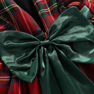 Baby/Kids/Toddler Girls Christmas Plaid Dress For Xmas Party 4-5Y Baby/Kids/Toddler Girls Christmas Plaid Dress For Xmas Party 4-5Y
