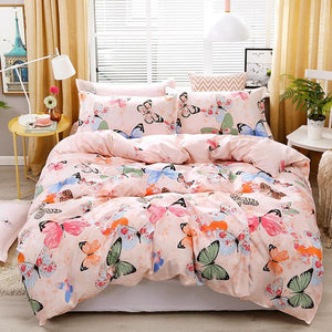 Bed Set With Butterflies For Kids - Pink & Blue Baby Shop - Review