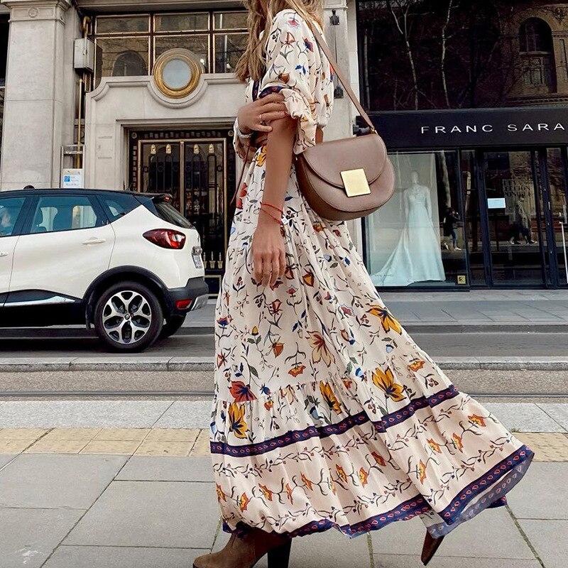 Bohemian Cotton Maxi Dresses for Women XL Bohemian Cotton Maxi Dresses for Women XL