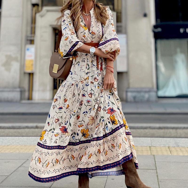 Bohemian Cotton Maxi Dresses for Women XL Bohemian Cotton Maxi Dresses for Women XL