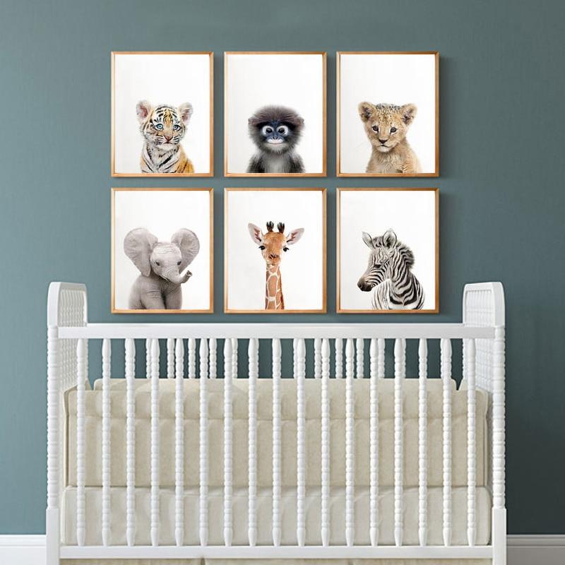 Canvas Wall Art With Baby Animals - Pink & Blue Baby Shop - Review