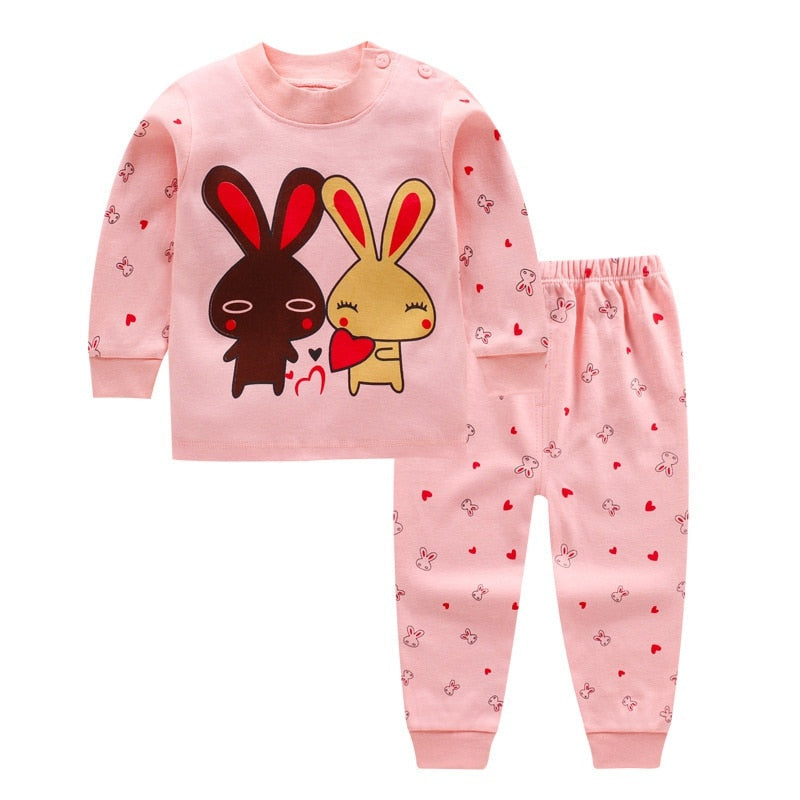 Cartoon Bunny Pajama for Toddler & Kids - Pink & Blue Baby Shop - Review