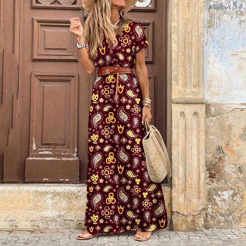 Casual Boho Dress for Women Pink & Blue Baby Shop Casual Boho Dress for Women Pink & Blue Baby Shop