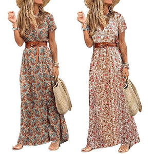 Casual Boho Dress for Women - Pink & Blue Baby Shop - Review