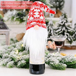 Christmas Wine Bottle Cover Decoration - Pink & Blue Baby Shop - Review
