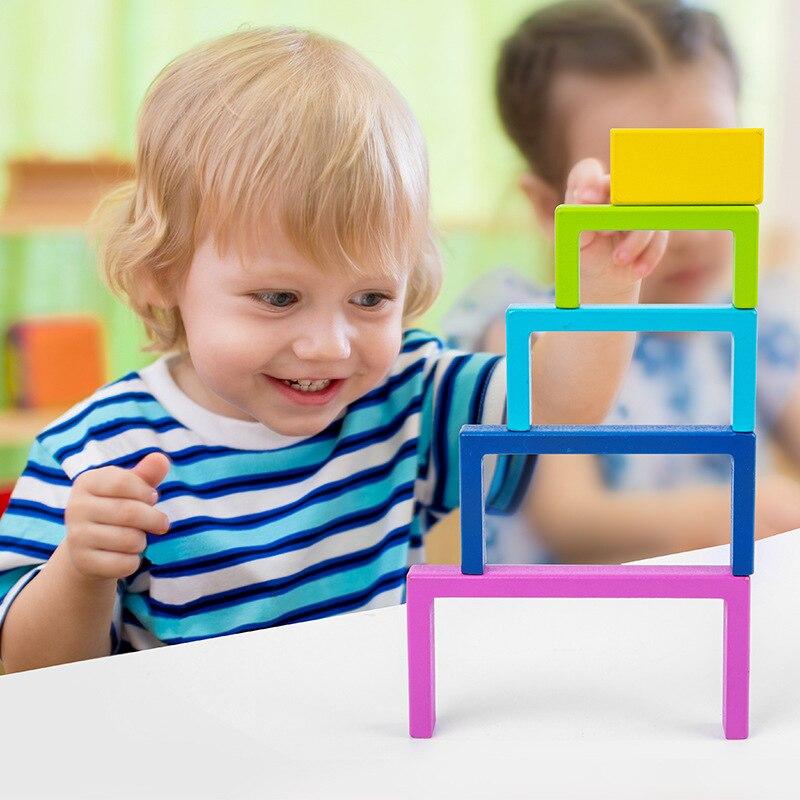 Creative Educational Stacking Toys - Montessori Collection – Pink ...